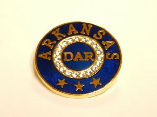 Dar Arkansas State Membership Pin - Holiday Gift Wrap Ends 12/18 Last One