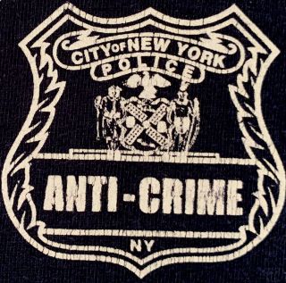 Nypd Nyc Police Department York City T - Shirt Sz Xl Anti Crime