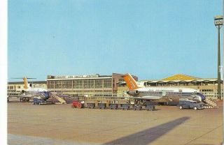 South Africa Johannesburg Airport Postcard Saa 727