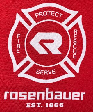 Rosenbauer FDNY NYC Fire Apparatus Truck York City T - Shirt Sz XL 2