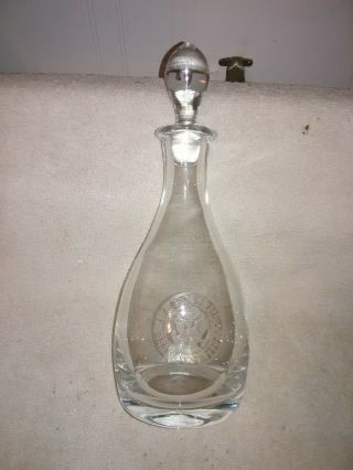 Us Congress House Of Representatives Glass Decanter With Glass Cork