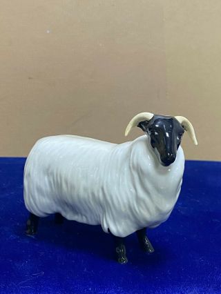 Vintage England Miniature Mini Sheep Animal Porcelain Figurine 4 " Beswick