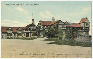 1910s Rookwood Pottery Postcard - Famous Cincinnati Ohio Art Pottery