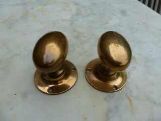 Vintage Brass Bronze ? Door Handles Pulls Knobs Furniture