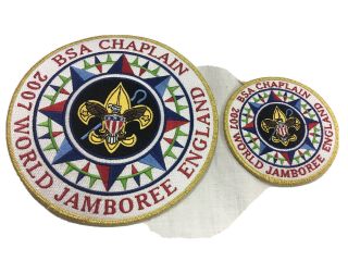 2007 World Jamboree Boy Scouts Of America Chaplain 2 Patch Set