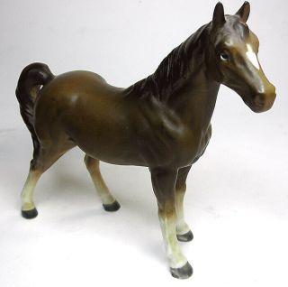 Vintage Porcelain Ceramic Pottery Horse Statue Figurine Japan