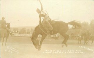 Bowman Cowboy Rodeo C - 1910 Pendleton Oregon Rppc Photo Postcard 20 - 13660