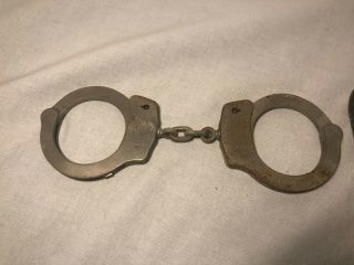 Vintage Smith & Wesson Hand Cuffs USA with Case & Key NYPD 3