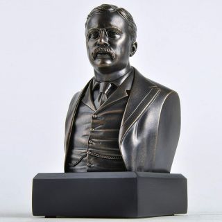 President Theodore Roosevelt Historical Bust Collectible Statue Sculpture 2