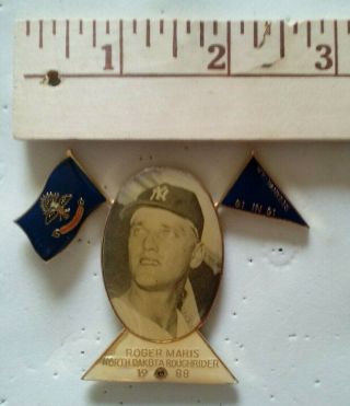 Lions Club Pin - Hall of Fame ROGER MARIS,  NY Yankees 2