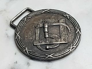 Vintage 1920s Silver Freemasons Masons Masonic Watch Fob 3