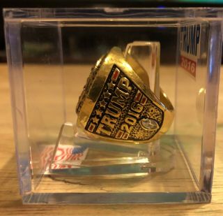 2016 Donald Trump 45th President Of The United States MAGA Ring In Display Box 2