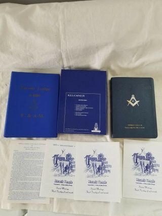 Vtg Kelchner Masonic Bible King Solonon 