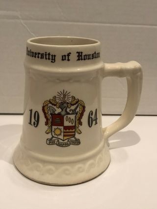 Vtg University of the Houston 1964 Phi Kappa Theta Fraternity RAW Stein Mug (B00 2