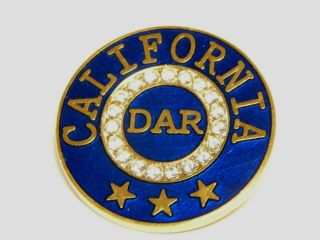 California Dar State Membership Pin - Last 2 Pins - Item Will Not Be Relisted