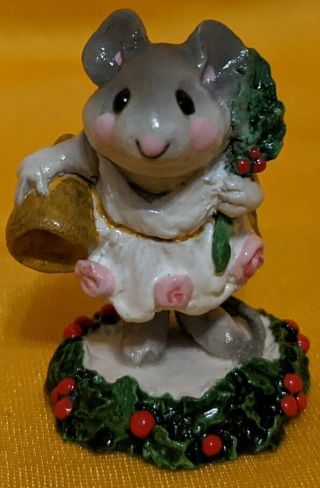 Wee Forest Folk Ghost Of Christmas Past Dickens Carol Series Cc - 4 Mouse Figurine