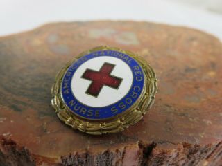 American National Red Cross Nurse Vintage Metal Enamel Lapel Pin 16009 RP5 2