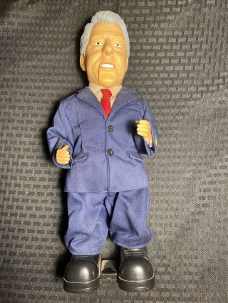 President Bill Clinton Singing Dancing Machine Figure Collectible Doll