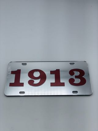 Delta Sigma Theta - 1913 Mirror License Plate 2