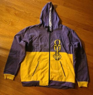 Omega Psi Phi hoodie sweatshirt size XXL AND baseball cap 3