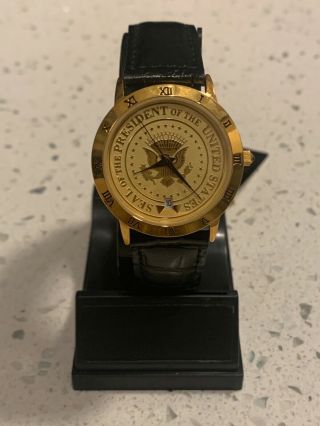 Us Presidential Seal Wrist Watch Witch Presidential Seal Case