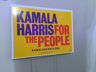 Kamala Harris Yard Sign President 2020 For The People with Stake 2