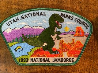 BSA Merged Utah National Parks Council 1993 National Jamboree 6 Patch Set. 2