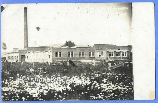 19 1915 Rppc Photo Postcard Highland Milk Condensing Plant Elkland Pa