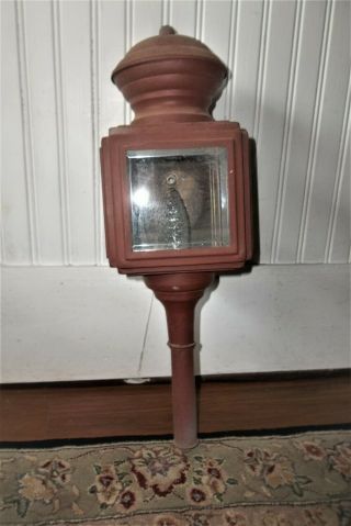 Vintage Wall Mounted Beveled Glass Porch Light