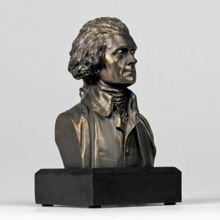 Thomas Jefferson Bust Statue - Founding Father - Great American - Gift Boxed 2