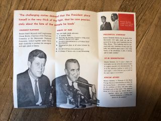 1960 Kennedy For President Civil Rights Pamphlet 2
