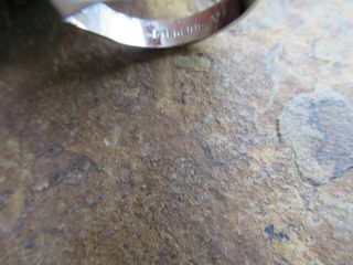 Vintage Sterling Silver 100B Fraternal Organization Ring,  S - 9,  gtw = 7,  7 3