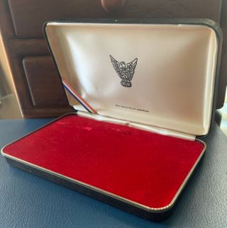 Vintage Eagle Scout Boy Scouts Rank Award Presentation Case Only - Medal Box Bsa