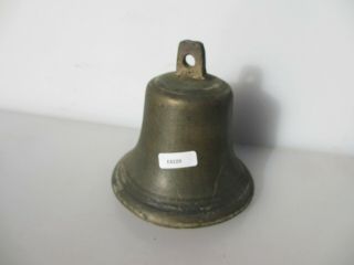 Antique Nickel Bell Doorbell Servants Vintage Door Old 4.  5 " W
