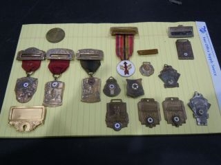 American Legion 40/8 Medal And Badge Group 1930s