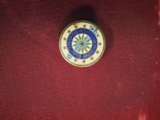 Daughters Of The American Revolution Dar Enameled Sterling Pin 119918
