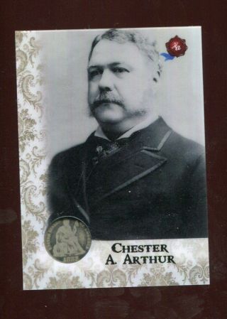 2020 Historic Autographs First 36 Potus Chester A.  Arthur Silver Dime 