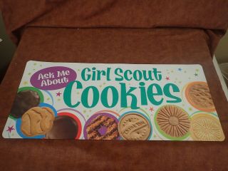 Ask Me About Girl Scout Cookies Car Magnet 18 Inches X 8 Inches
