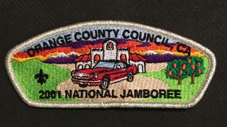 Boy Scout JSP Patch Set Cars Orange County Council CA 2001 National Jamboree BSA 3