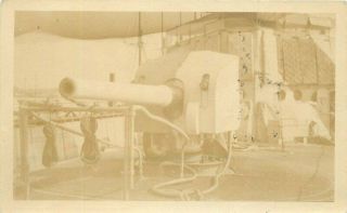 C - 1918 Uss Lamberton Destroyer Guns Navy Military Rppc Photo Postcard 20 - 13253