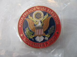2020 Presidential Election Day Pin Iowa Trump Biden United States America