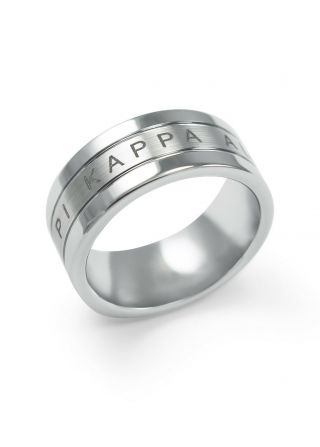 Pi Kappa Alpha Tungsten ring with brush finish 3
