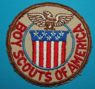 1951 World Jamboree Bsa Contingent Pocket Patch - Cut Edge - Boy Scouts - 9757