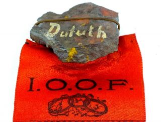 1892 I.  O.  O.  F.  ODD FELLOWS Duluth MN Grand Lodge BADGE FRATERNAL ORDER 2
