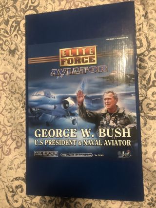 Vintage 2003 President George W.  Bush Elite Force Aviator Figure NIB 2