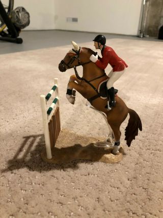 Schleich Horse Show Jumping Set W/rider 42026 Retired