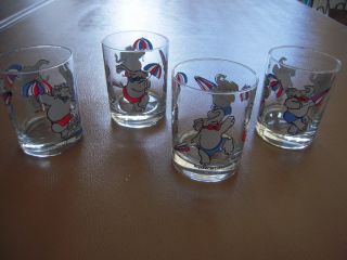 Lowball Bar Glasses From The 1988 Republican Convention - Orleans