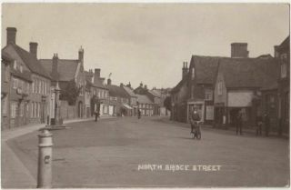 North Bridge Street Shefford,  Bedfordshire 1912 Real Photo Postcard Bc003