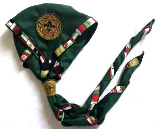 OFFICIAL ARAB SCOUT ORGANIZATION NECKER/SCARF & WOGGLE 2