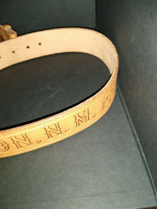 Philmont Scout Ranch Leather Belt Size 38 3